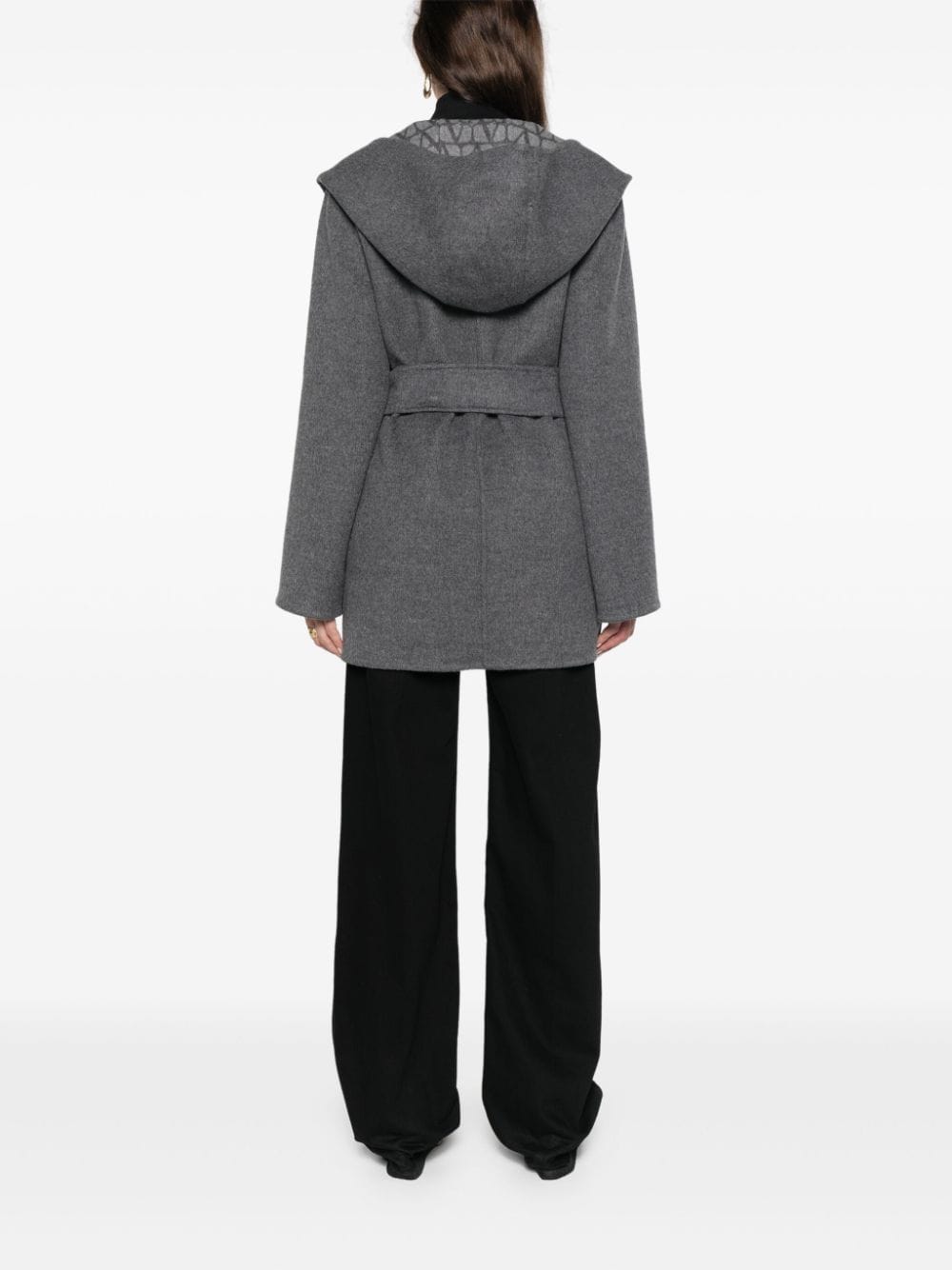 Valentino Coats Grey Jackets Valentino