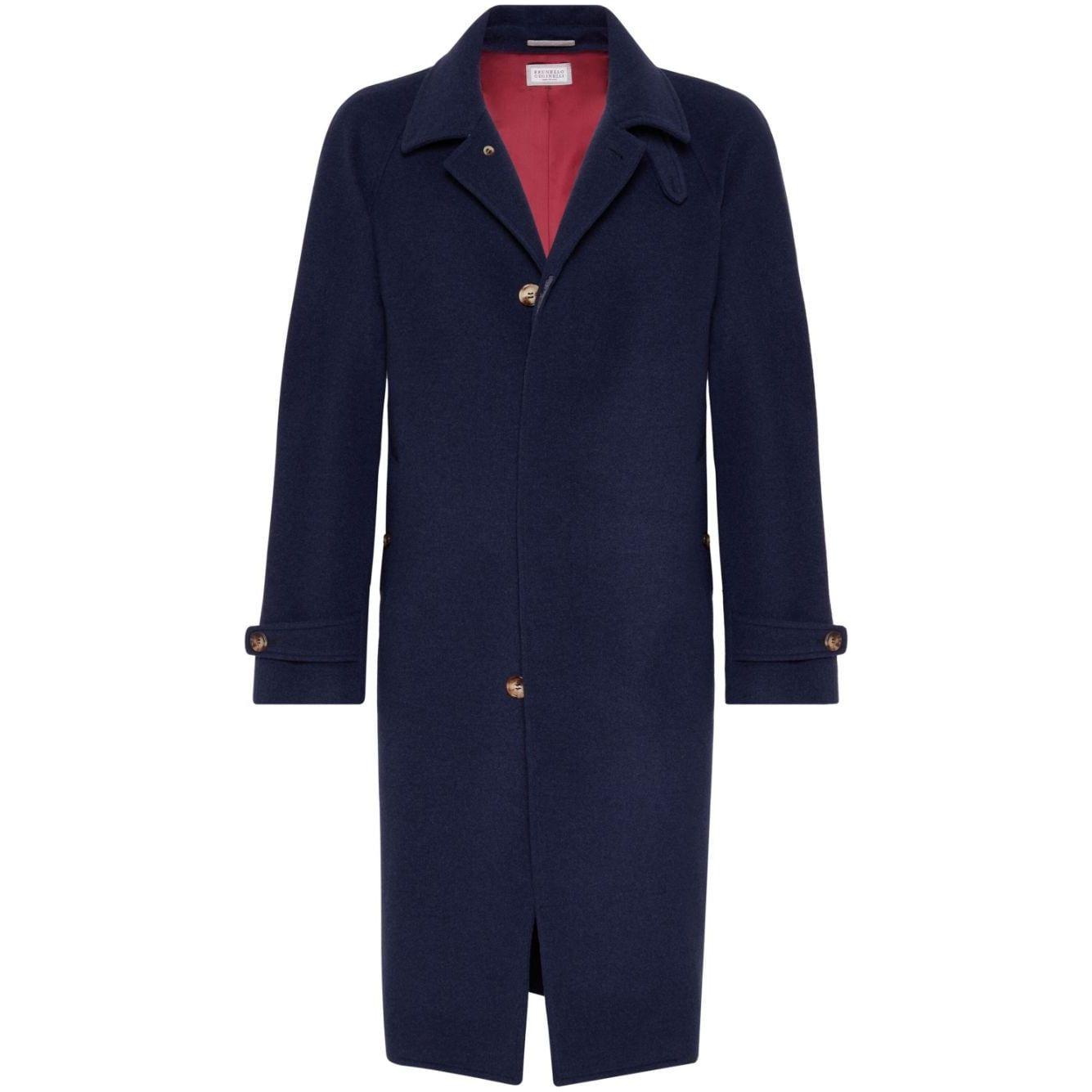 Brunello Cucinelli Coats Blue Jackets Brunello Cucinelli