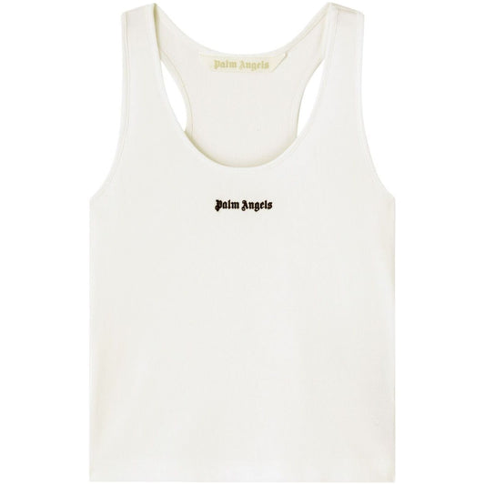 Palm Angels Top White Topwear Palm Angels