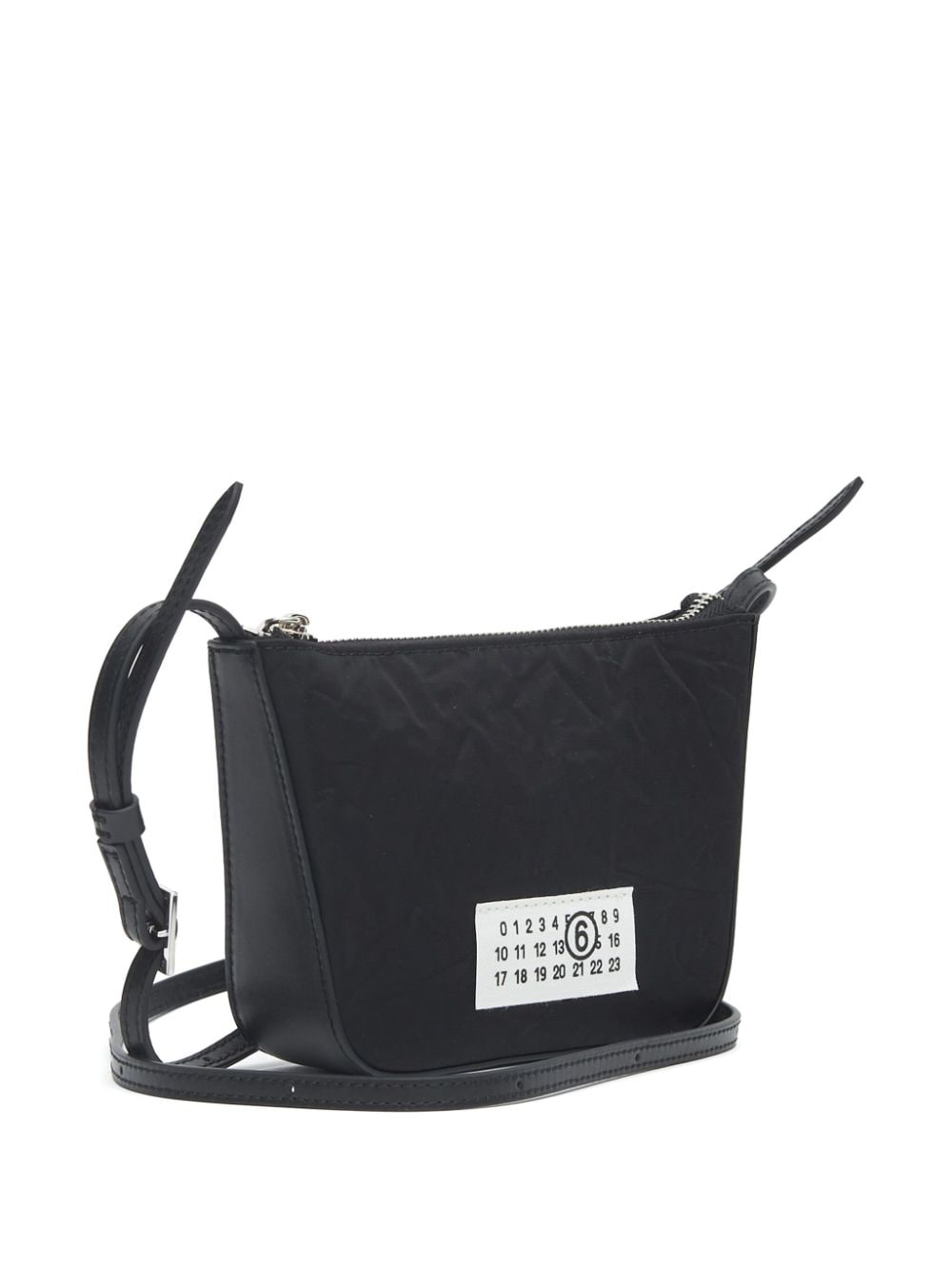 MM6 Maison Margiela Numeric Crossbody Bag Black Clutches MM6 Maison Margiela