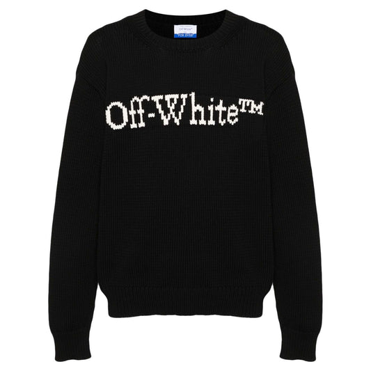 Off White Sweaters Black Topwear Off White