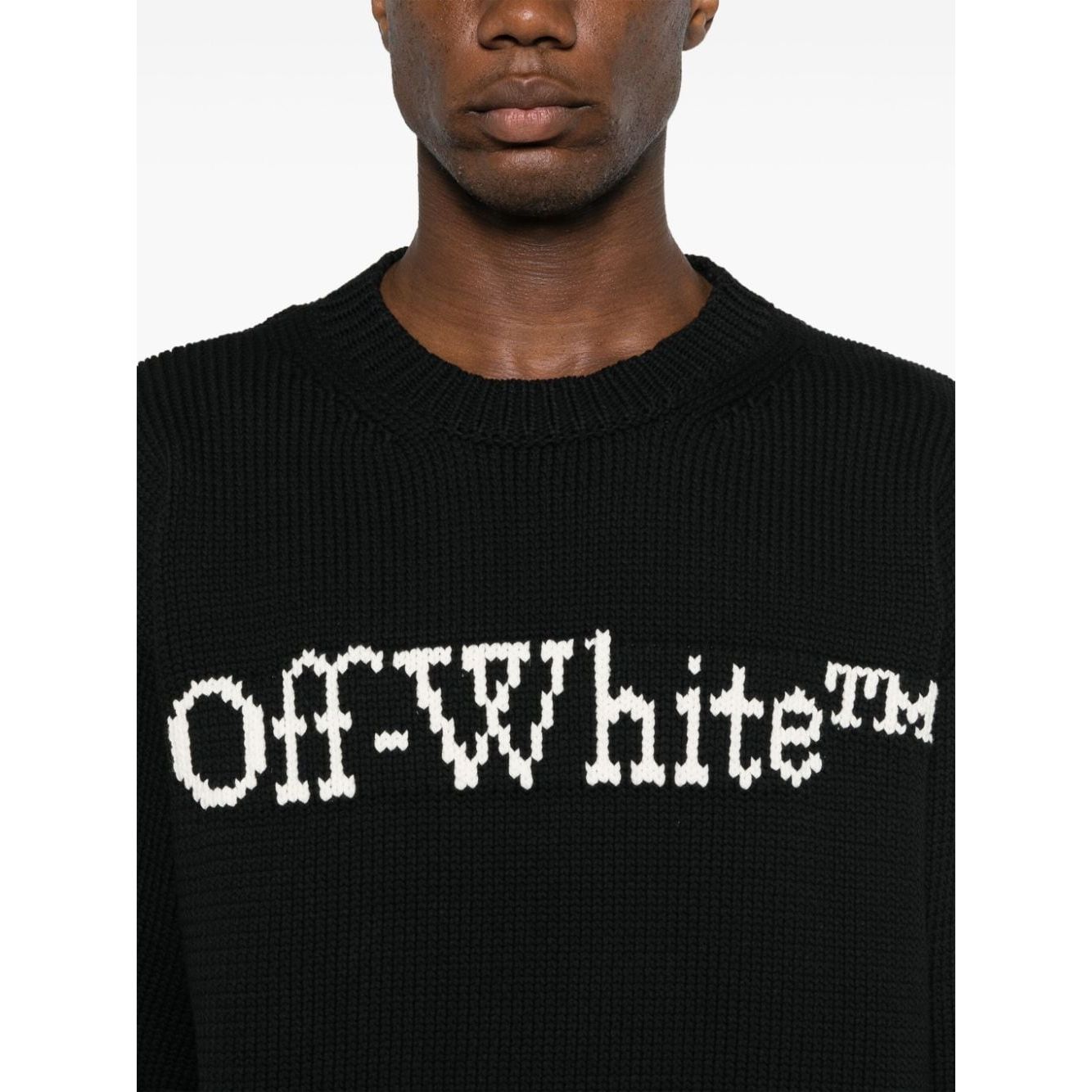 Off White Sweaters Black Topwear Off White