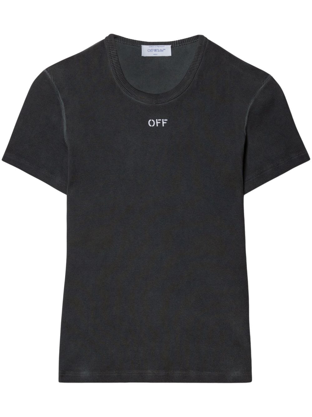 Off White T-shirts and Polos Grey Topwear Off White