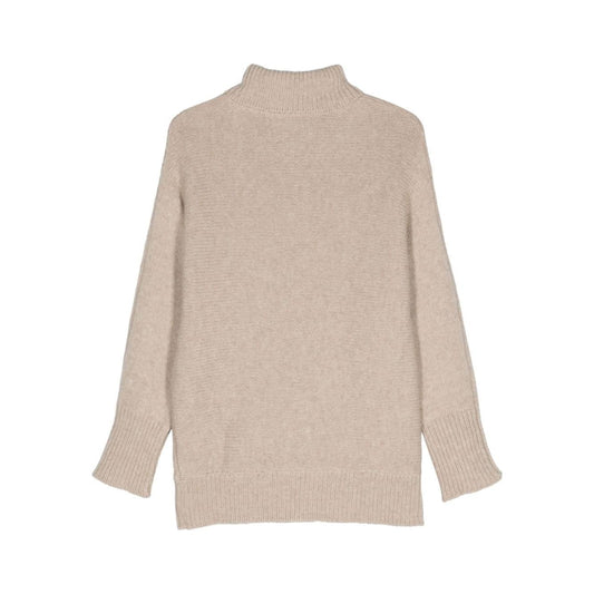 Alysi Sweaters Beige Topwear Alysi