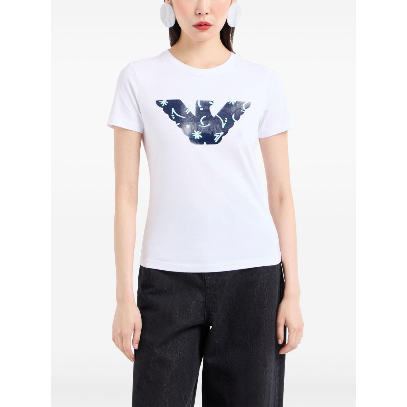 Emporio Armani T-shirts and Polos White Topwear Emporio Armani