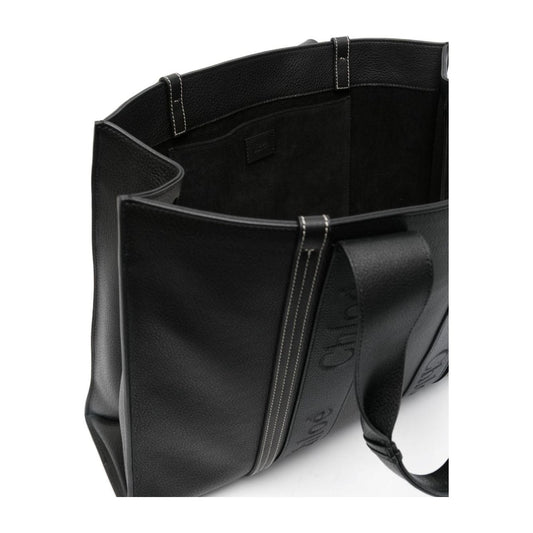 Chloè black smooth grain Tote Bag Shopper Chloè