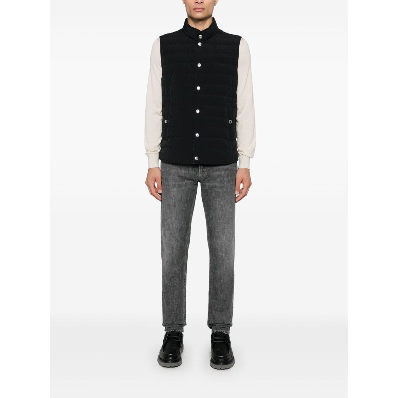 Brunello Cucinelli Jackets Black Vests Brunello Cucinelli