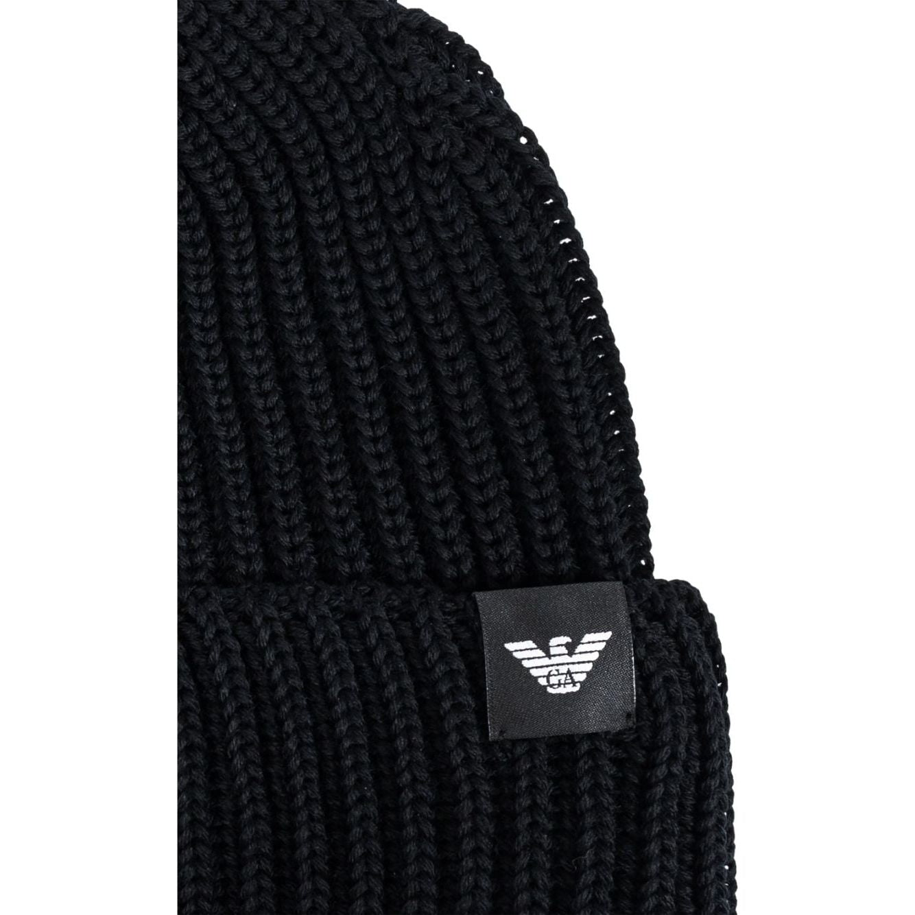 Emporio Armani Hats Black Scarves Hats & Gloves Emporio Armani