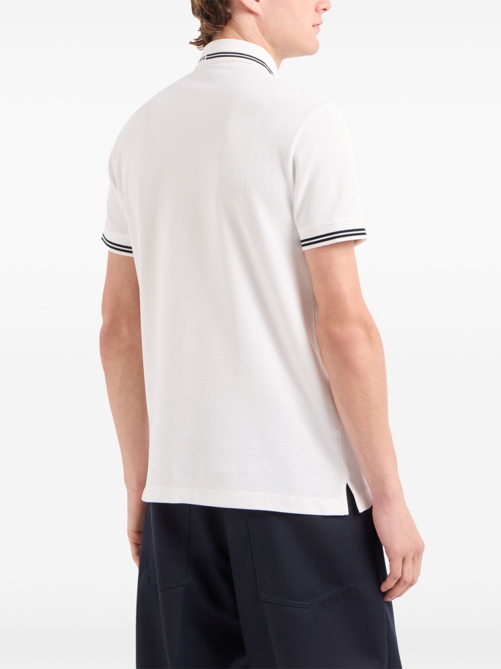 Emporio Armani T-shirts and Polos White Topwear Emporio Armani