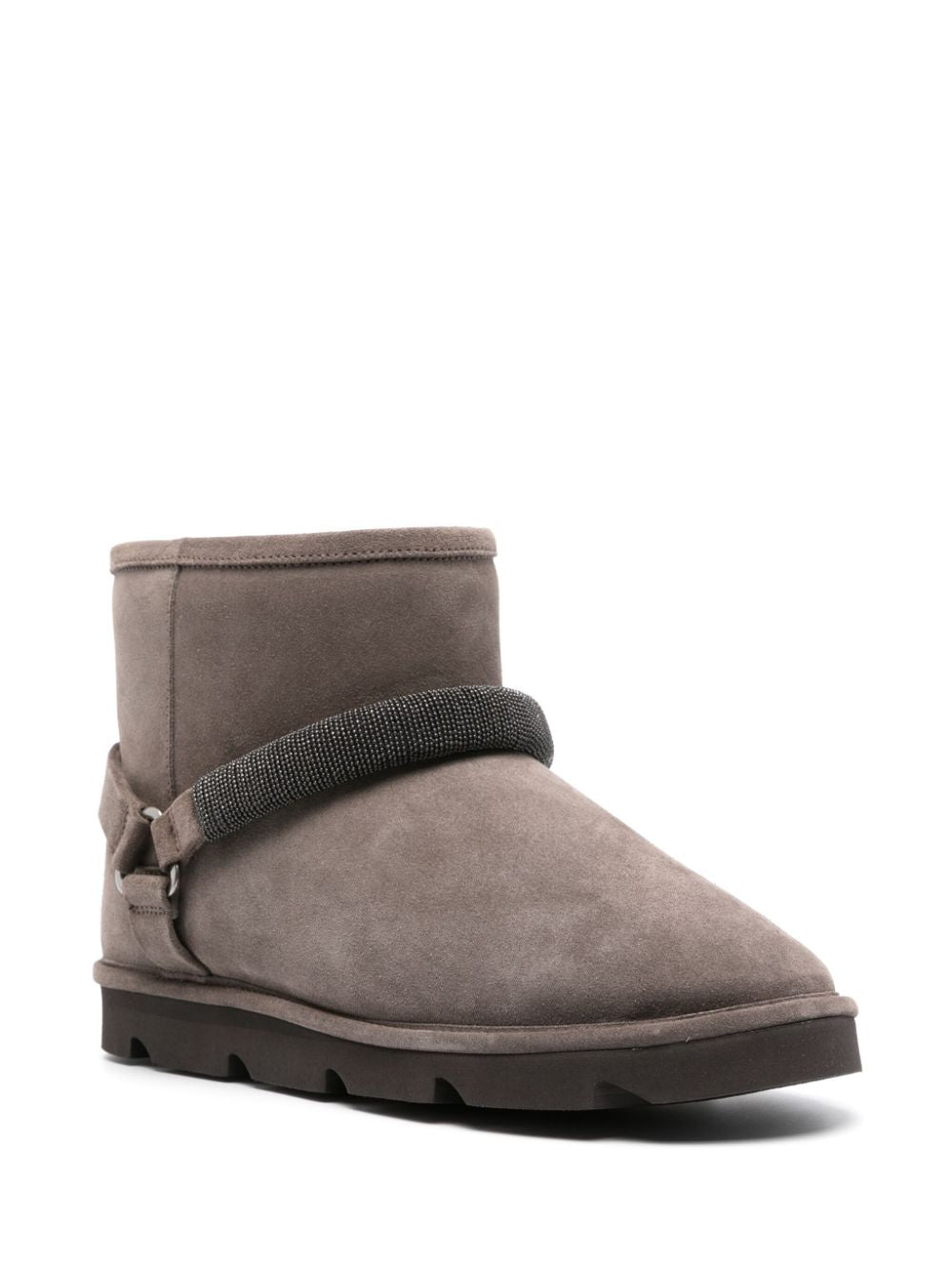 Brunello Cucinelli Boots Grey Boots Brunello Cucinelli