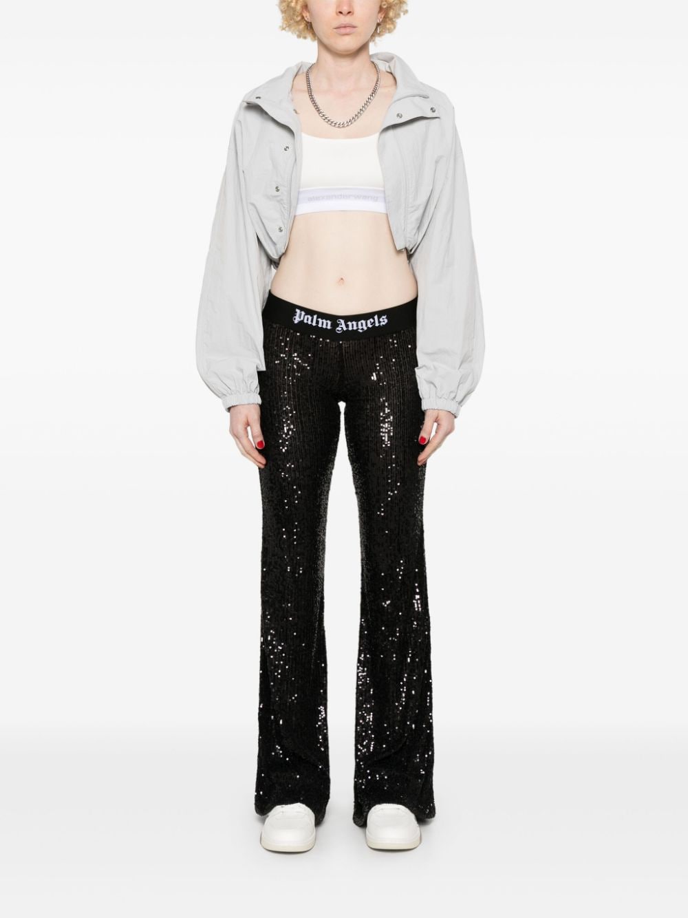 Palm Angels Trousers Black Trousers Palm Angels