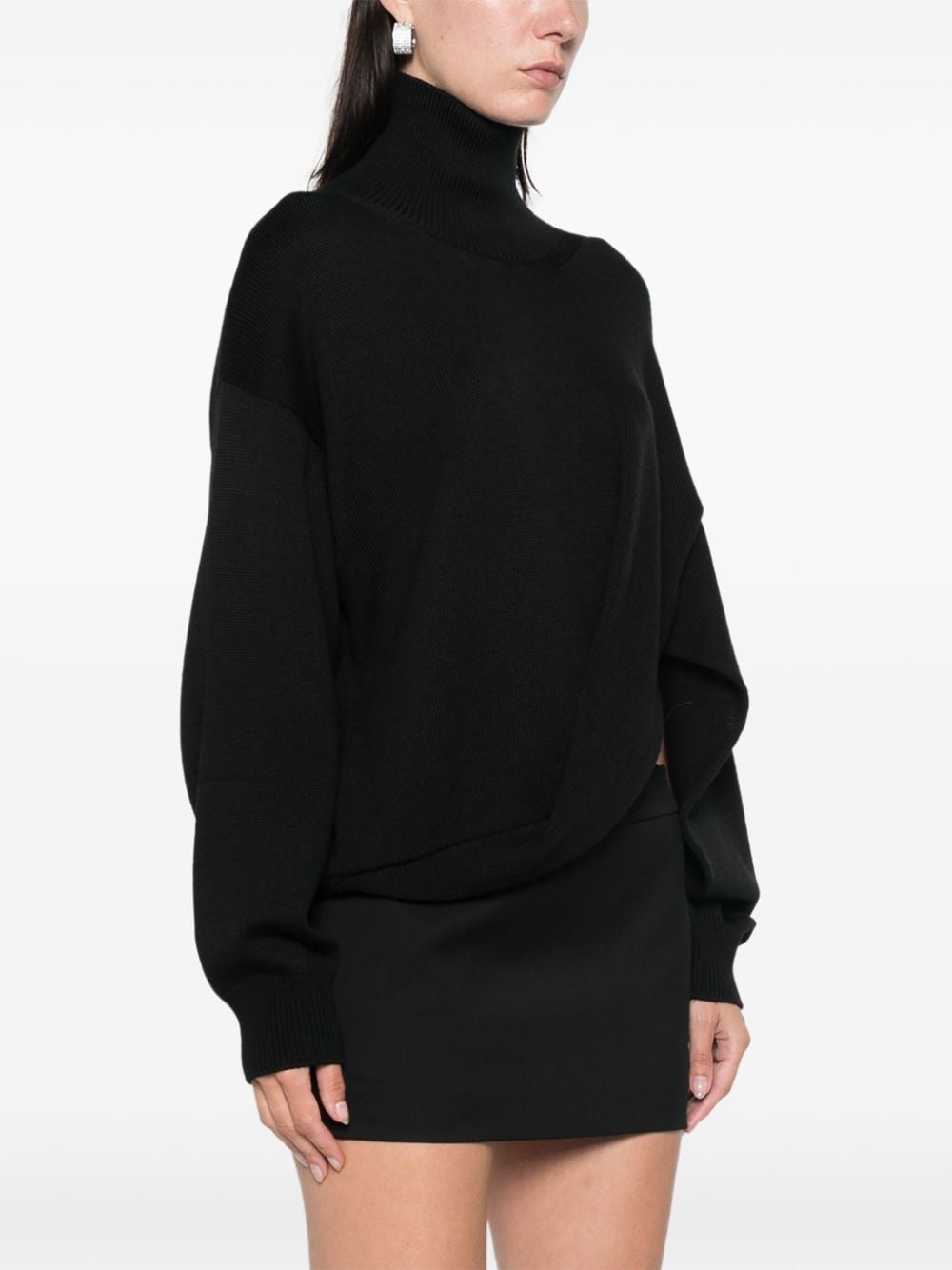 Alaia Sweaters Black Topwear Alaia