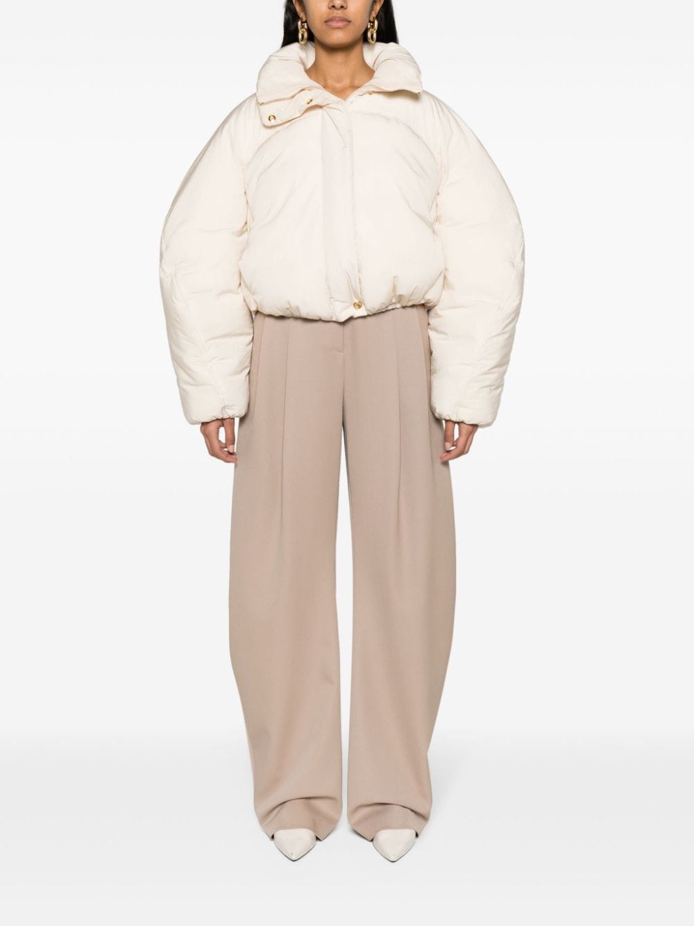 JACQUEMUS Coats White