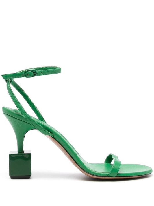 JACQUEMUS Sandals Green Sandals JACQUEMUS