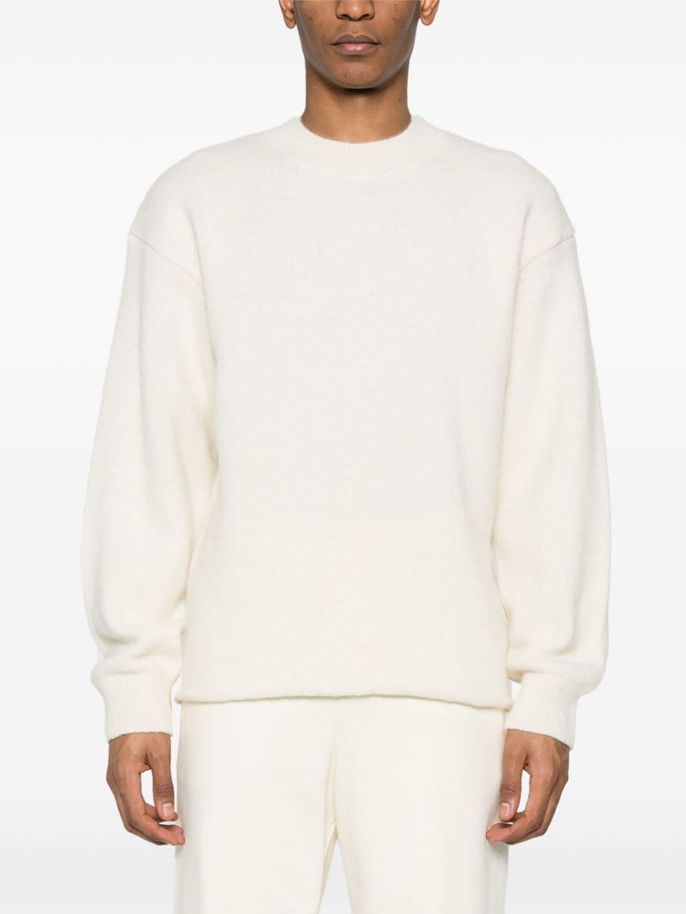 JACQUEMUS alpaca wool-blend men Sweaters Beige