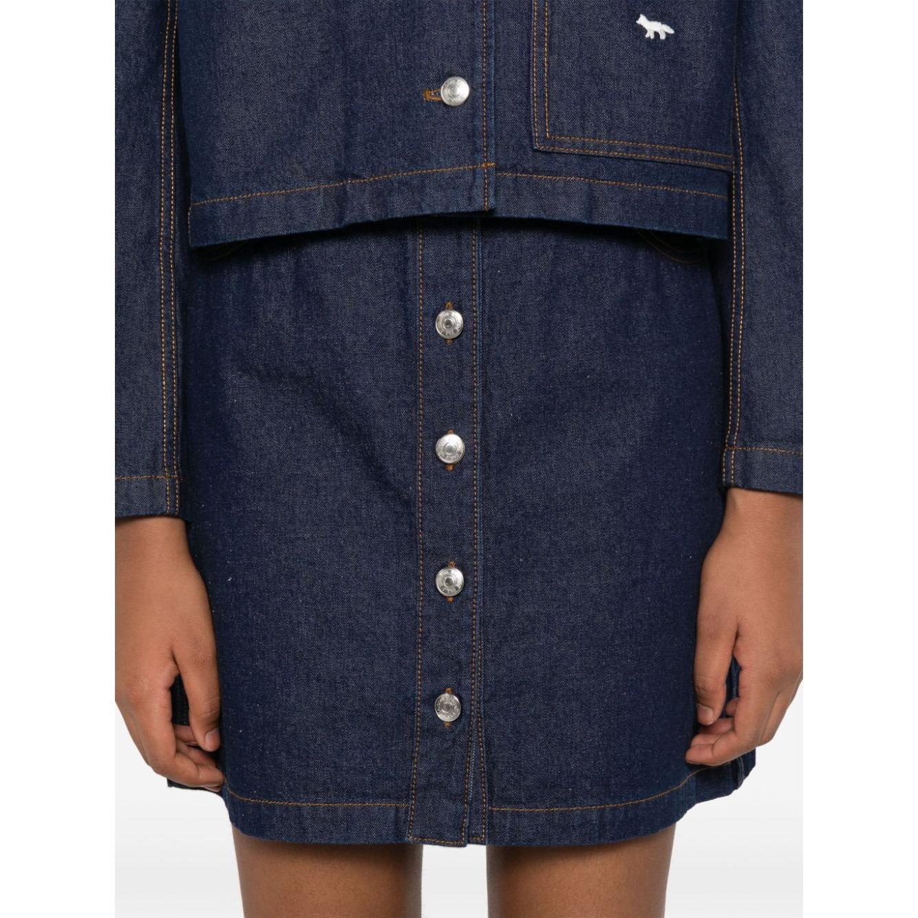 MAISON KITSUNE' Skirts Blue Skirts Maison Kitsune