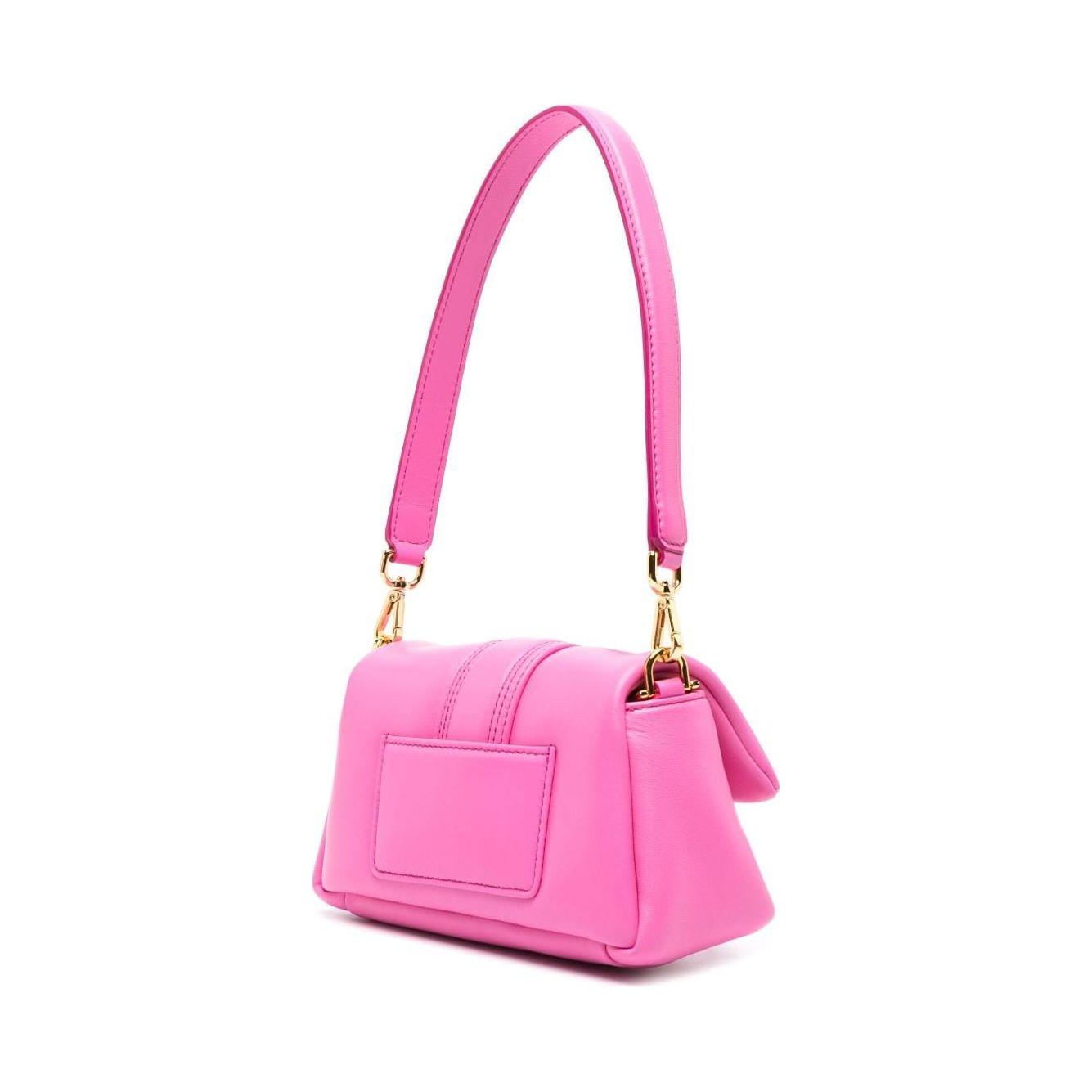 JACQUEMUS fluorescent pink calf leather padded Bag Shoulder JACQUEMUS