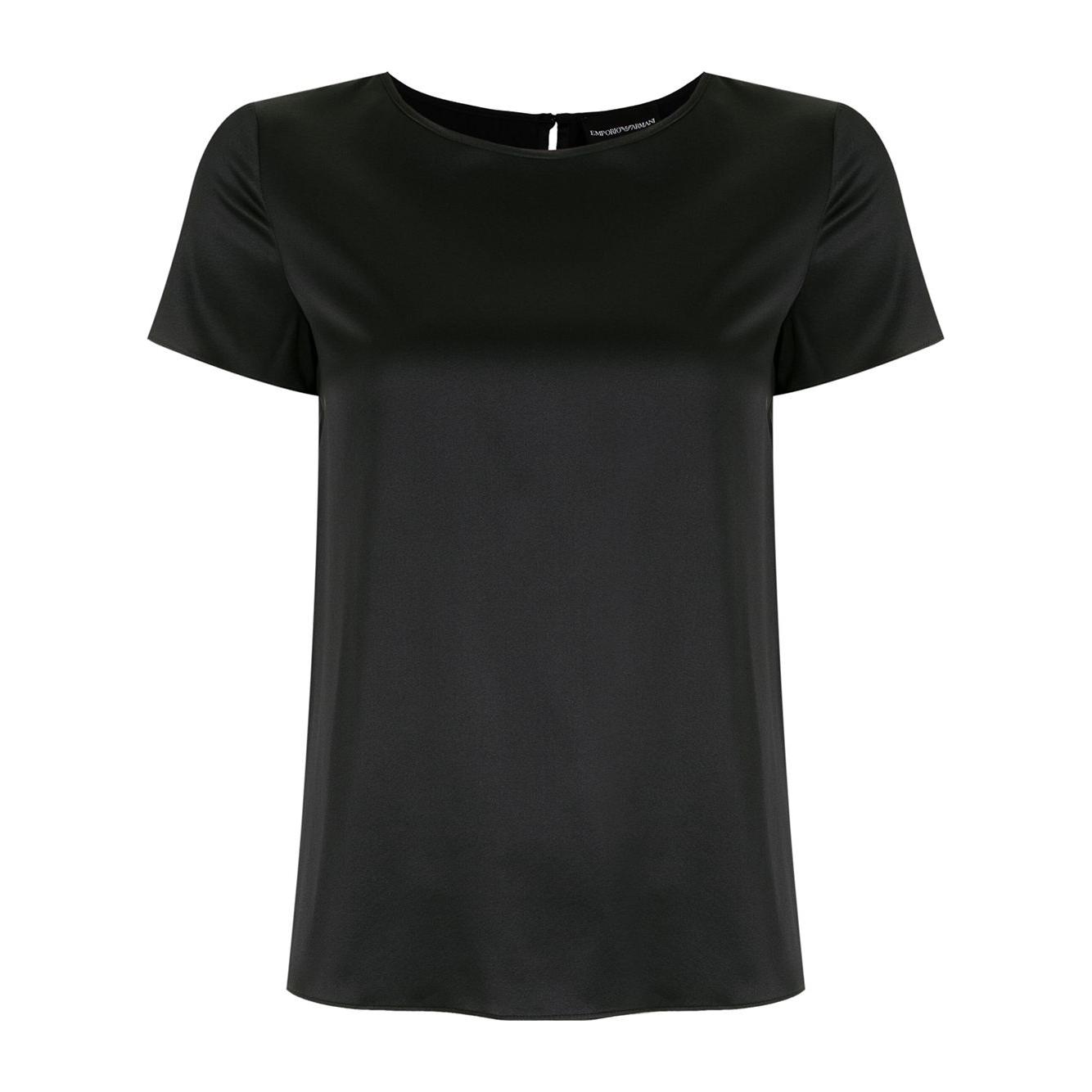 Emporio Armani Top Black Topwear Emporio Armani