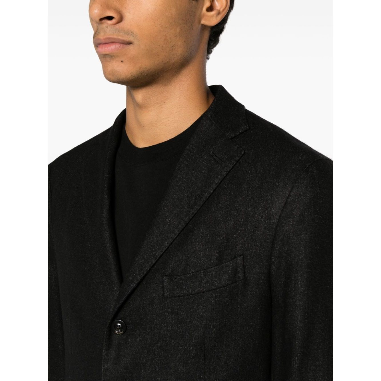 Boglioli wool dart detailing men Jackets Black Jackets Boglioli