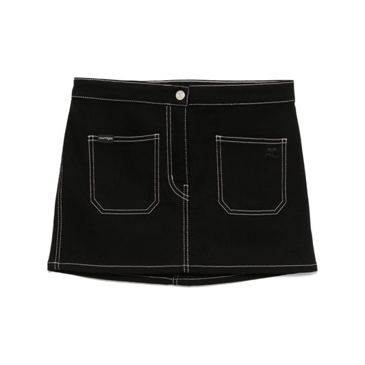 COURREGES PRE Skirts Black Skirts Courreges Pre