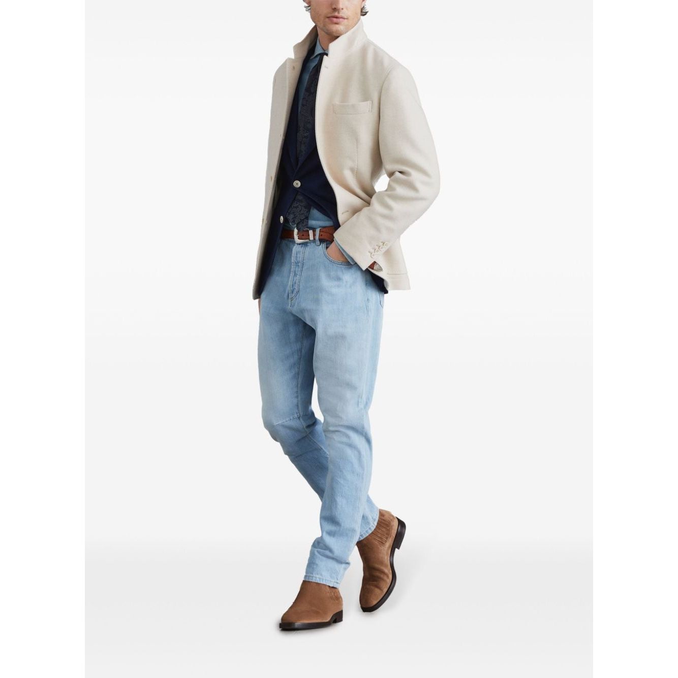 Brunello Cucinelli Jeans Clear Blue