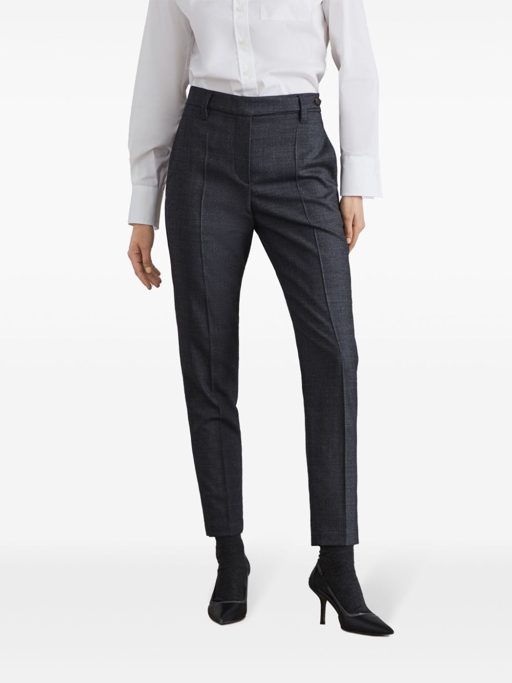 Brunello Cucinelli Trousers Grey Trousers Brunello Cucinelli