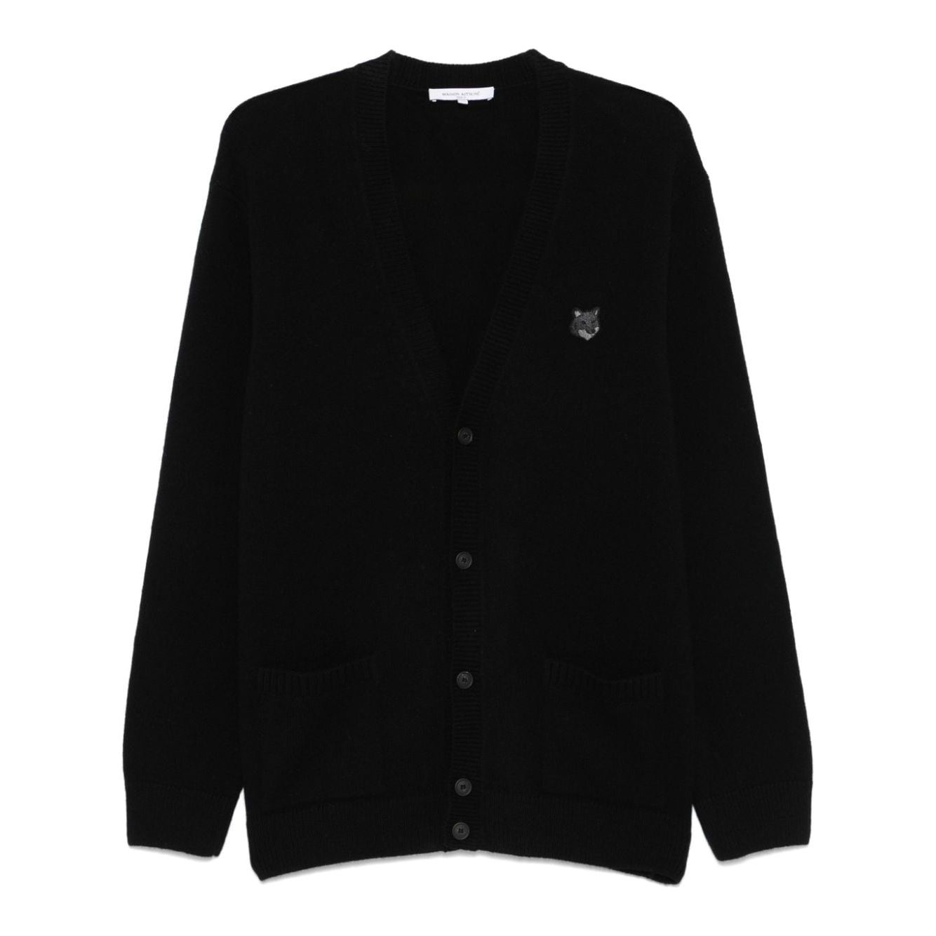 MAISON KITSUNE' Sweaters Black Topwear Maison Kitsune'