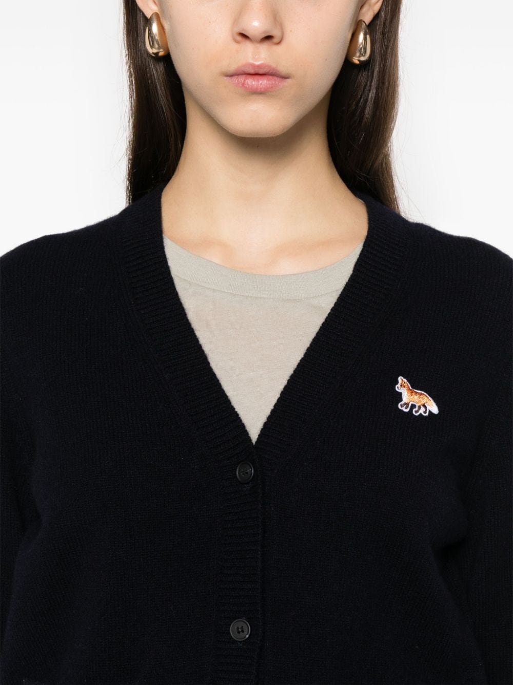 MAISON KITSUNE' Sweaters Blue Topwear Maison Kitsune'