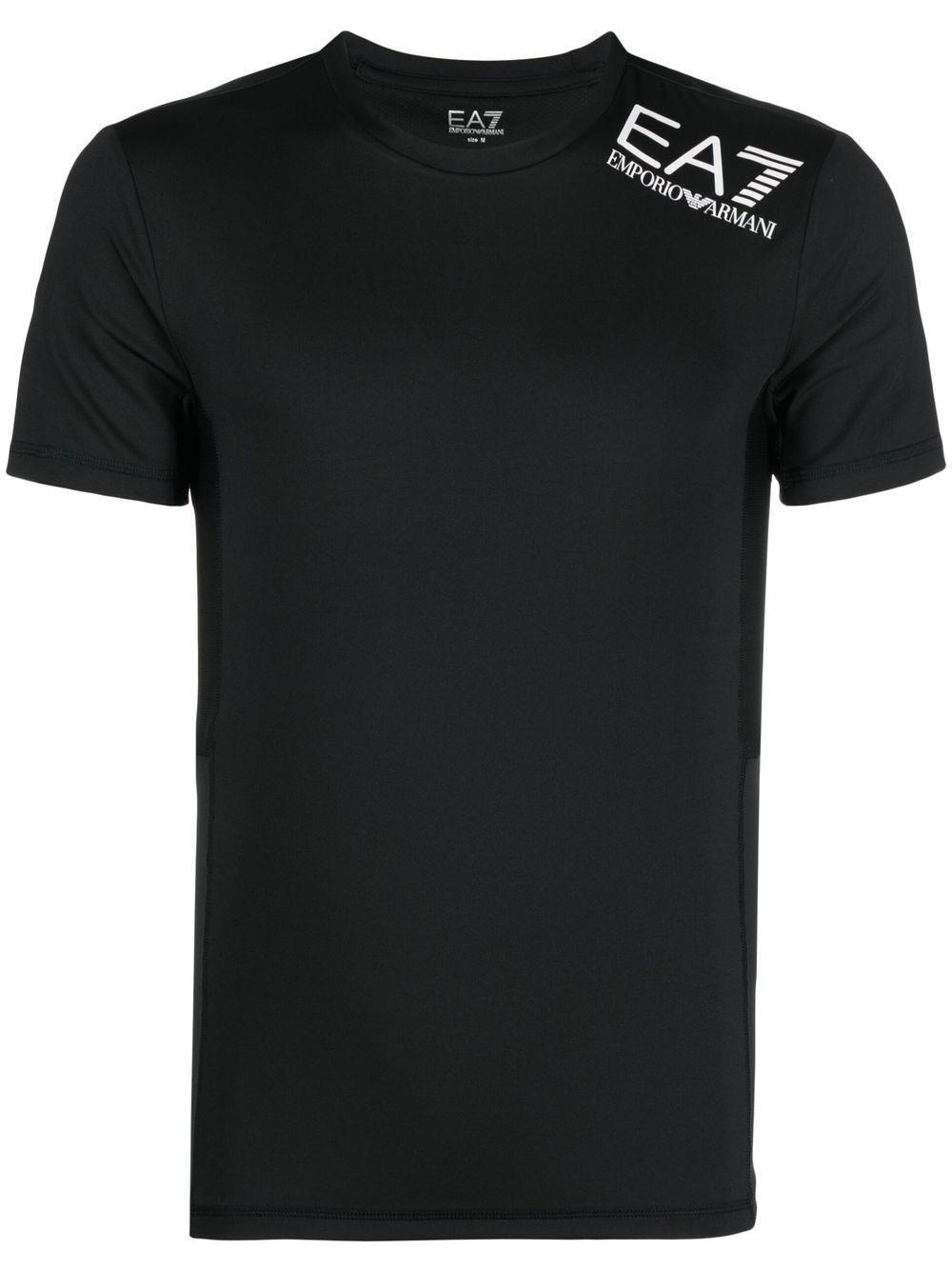 EA7 T-shirts and Polos Black Topwear EA7