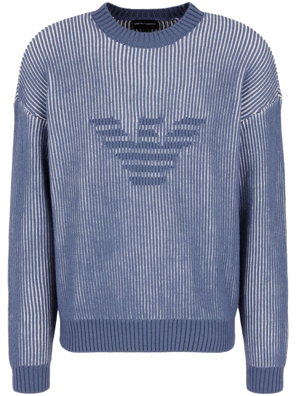 Emporio Armani Sweaters Clear Blue Topwear Emporio Armani