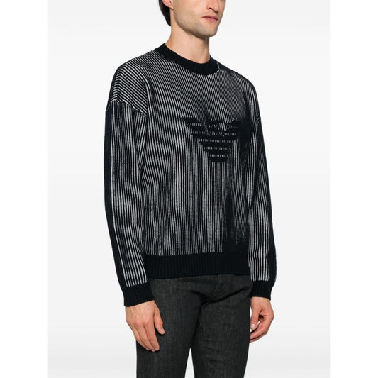 Emporio Armani Sweaters Blue