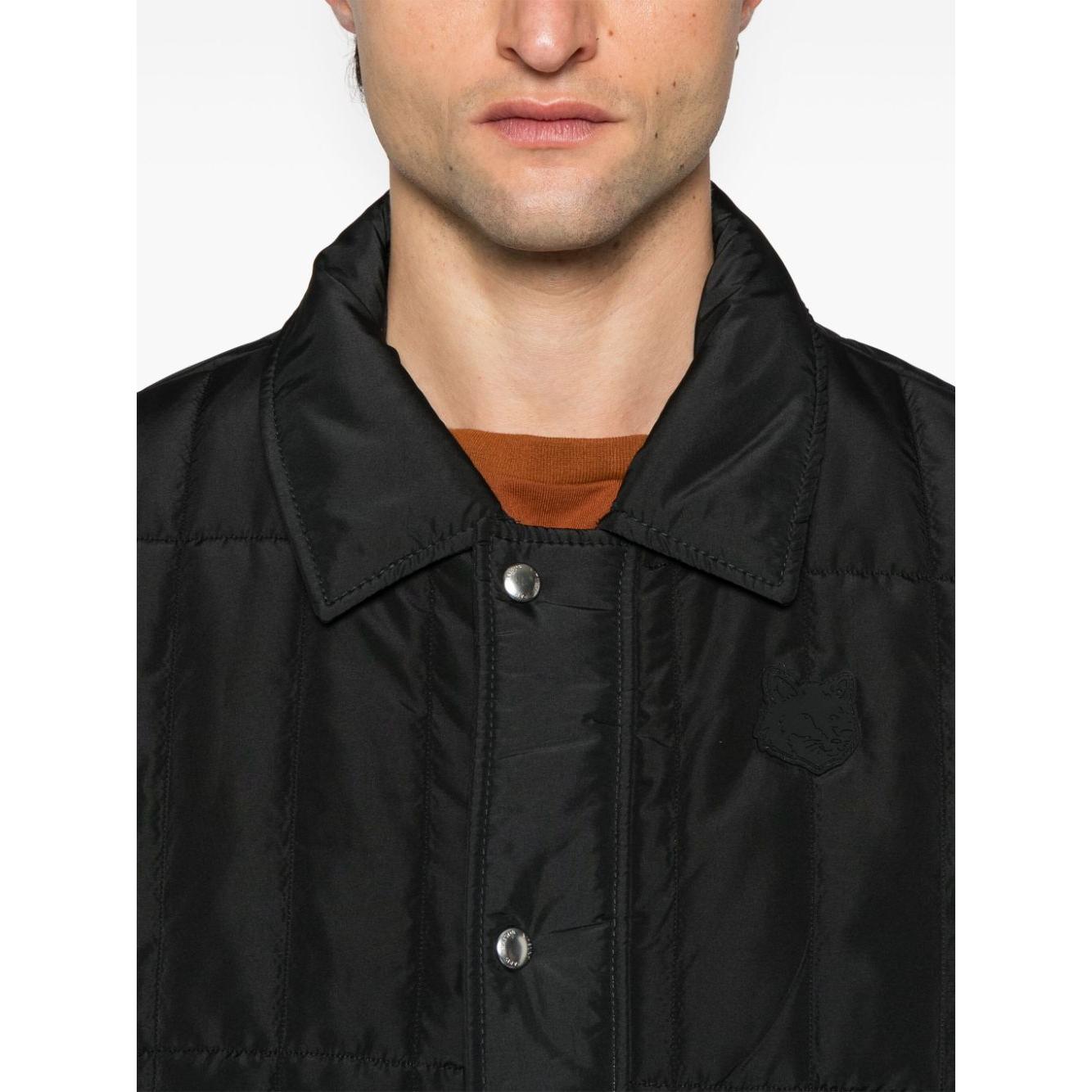 MAISON KITSUNE' Jackets Black Jackets Maison Kitsune'