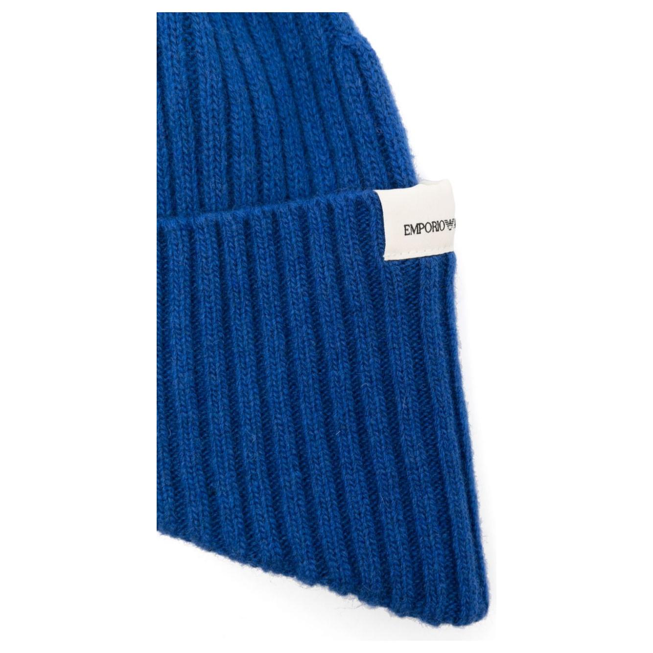 Emporio Armani Hats Blue Scarves Hats & Gloves Emporio Armani