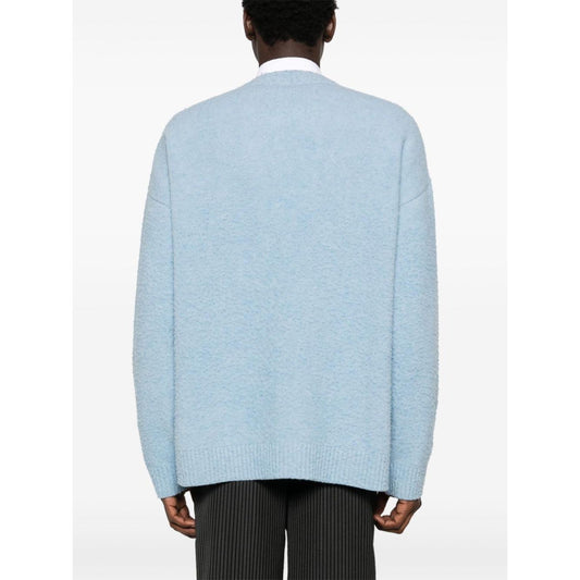 Emporio Armani Sweaters Clear Blue Topwear Emporio Armani