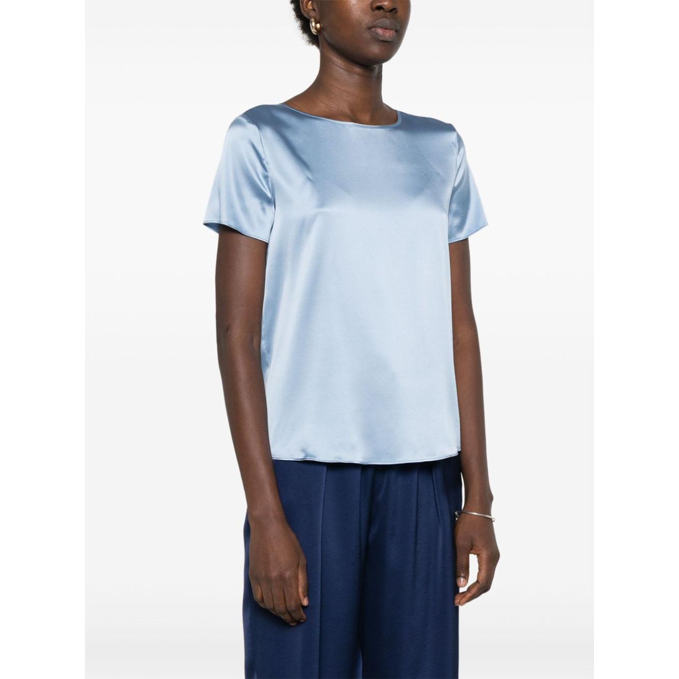 Emporio Armani Top Clear Blue Topwear Emporio Armani