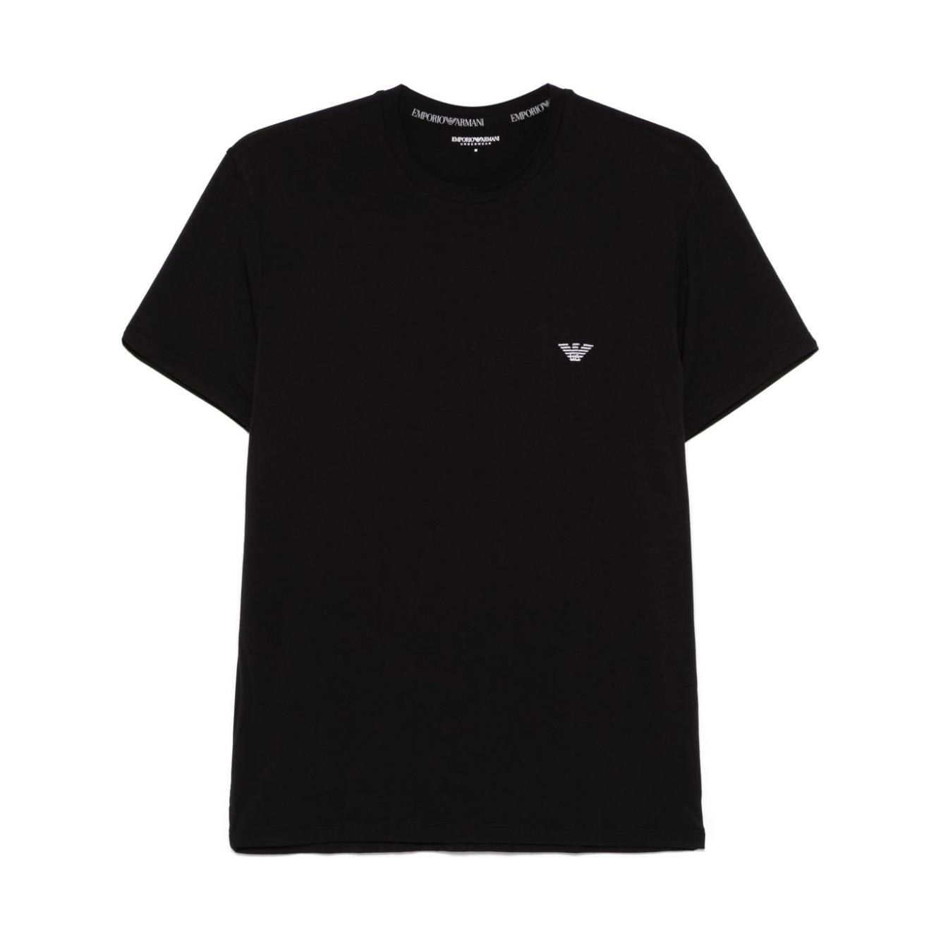 Emporio Armani T-shirts and Polos Black Topwear Emporio Armani