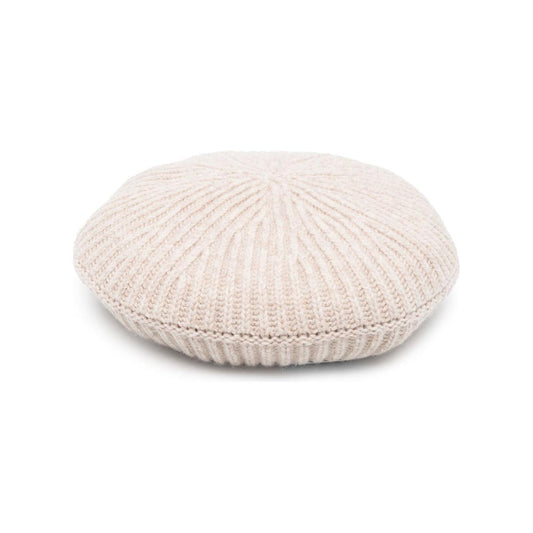 GANNI Hats Beige Scarves Hats & Gloves Ganni Antique White