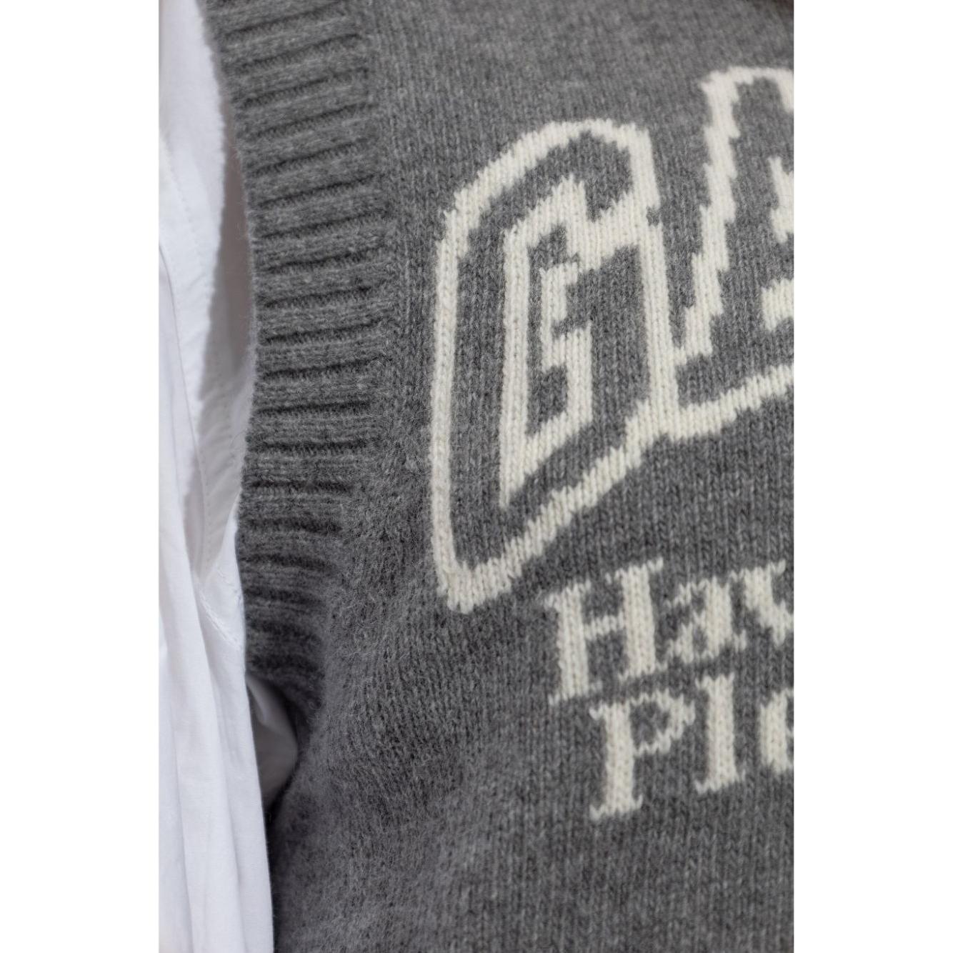 GANNI Sweaters Grey Topwear Ganni