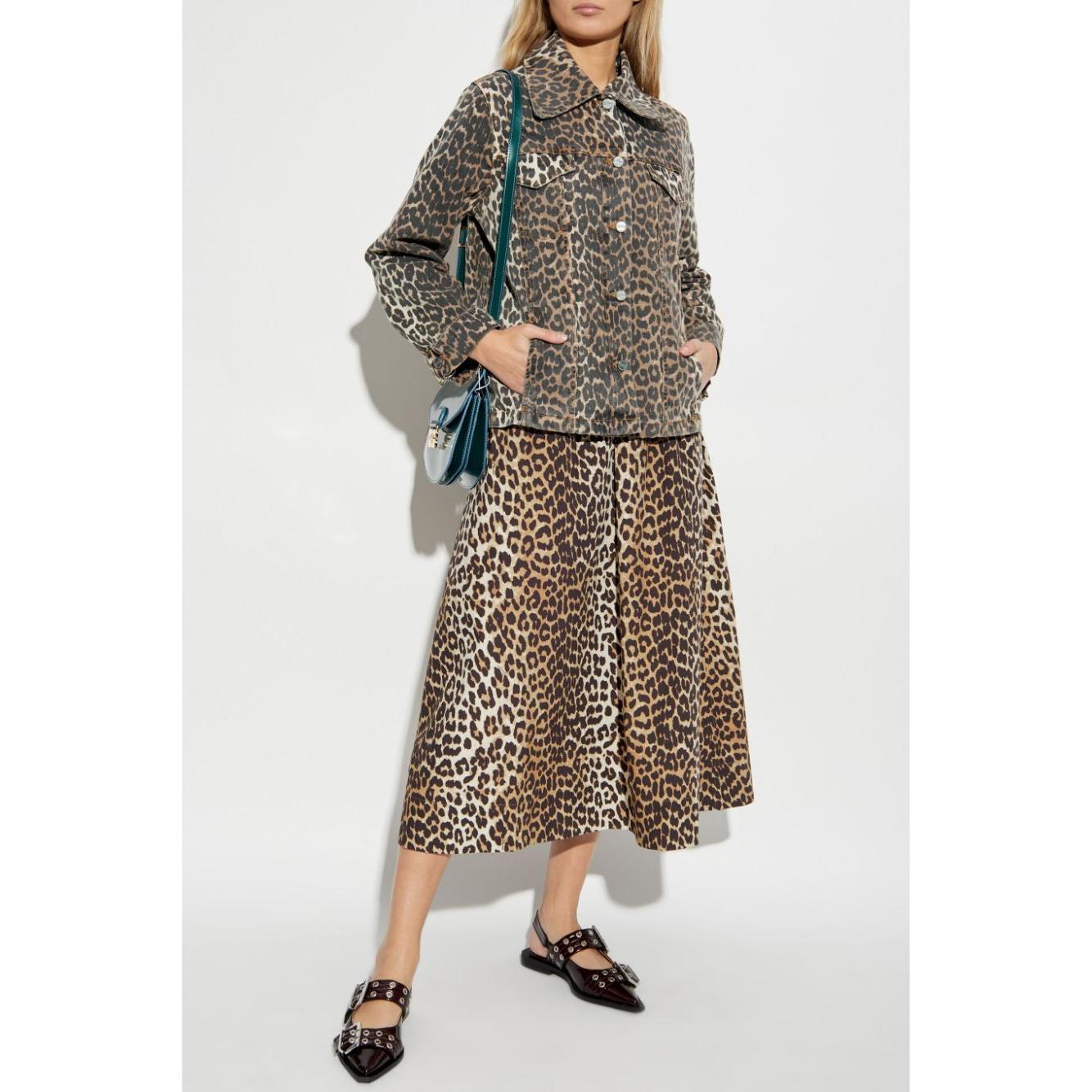 GANNI Skirts Brown Skirts Ganni Light Gray