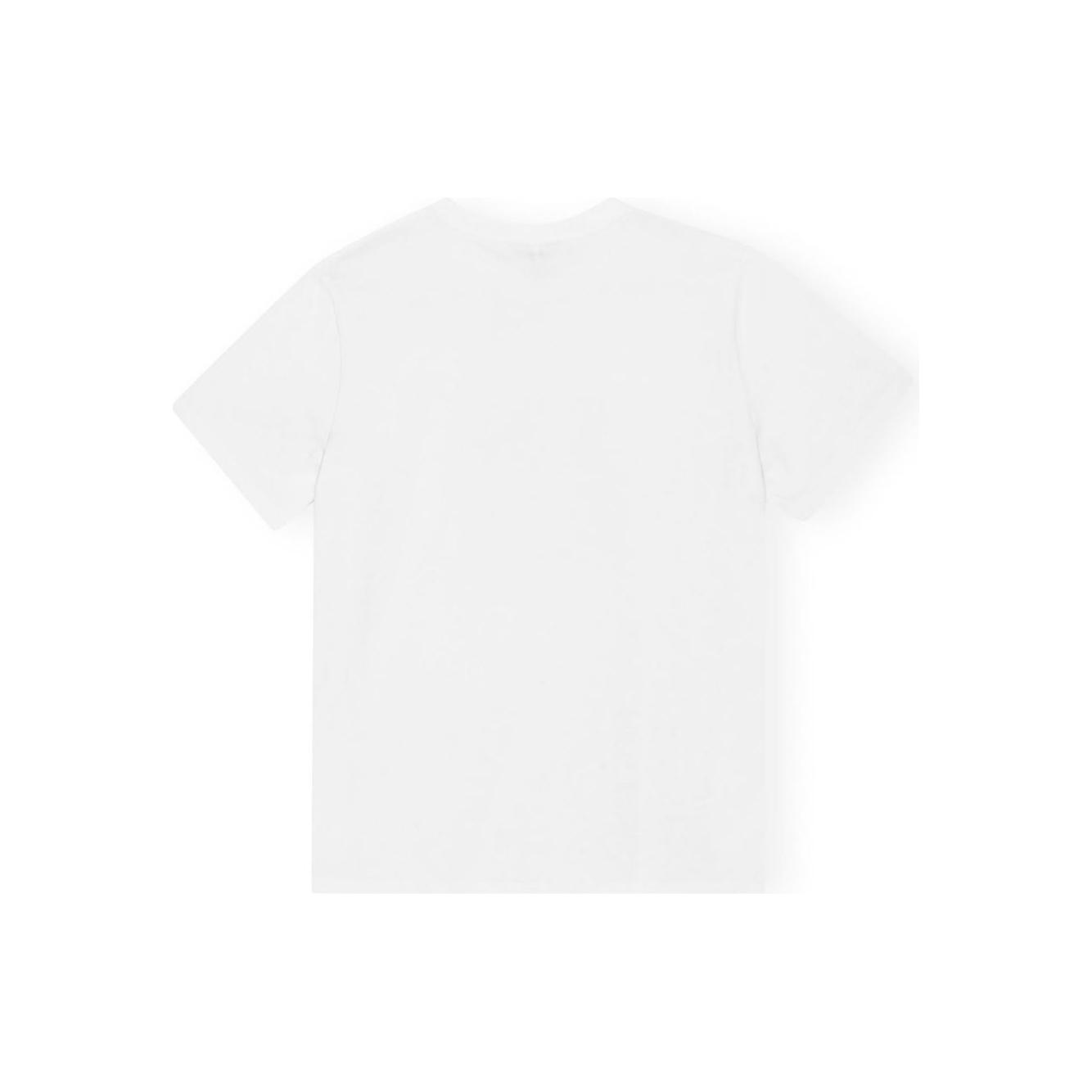 GANNI T-shirts and Polos White Topwear Ganni