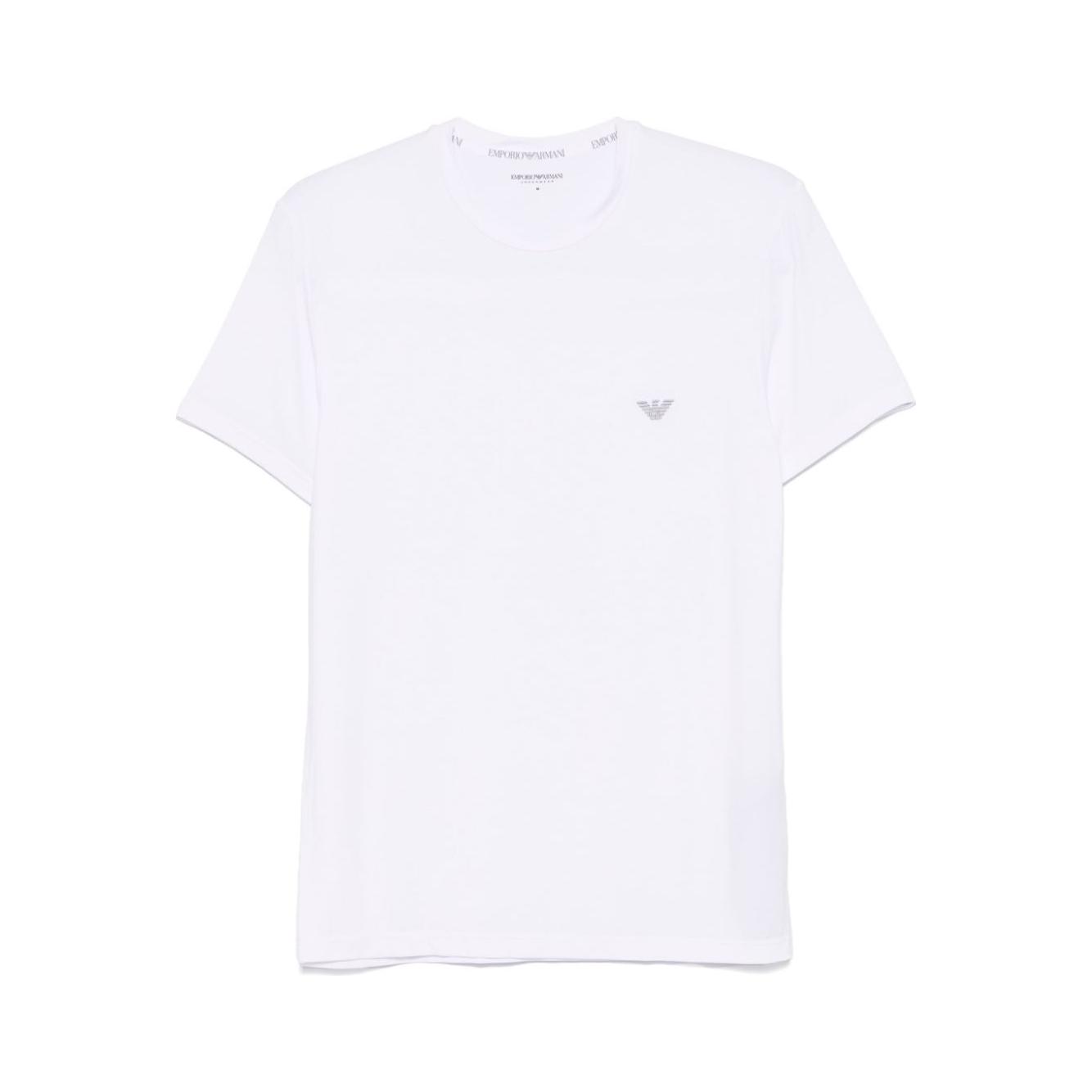 Emporio Armani T-shirts and Polos White Topwear Emporio Armani