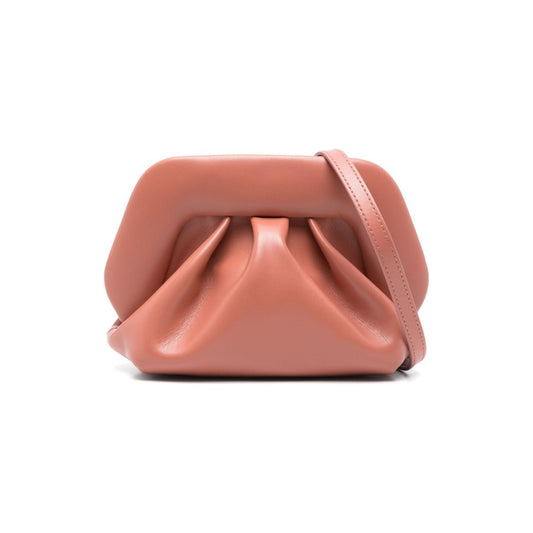 THEMOIRE' blush pink recycled polyurethane Clutch Bag Clutches Themoire'