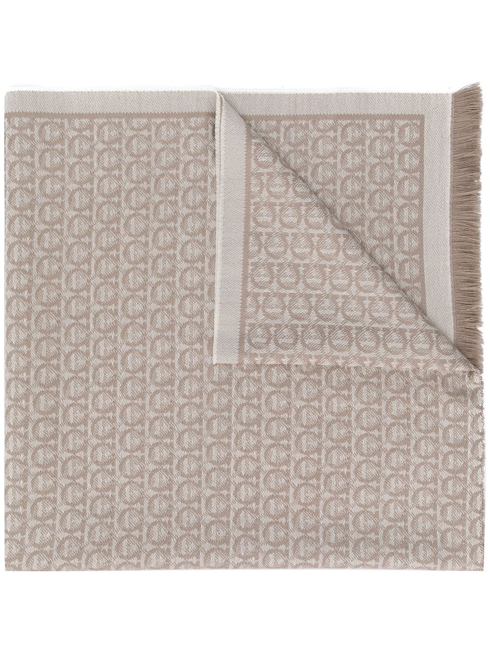 Ferragamo Scarfs Beige Scarves Hats & Gloves Ferragamo