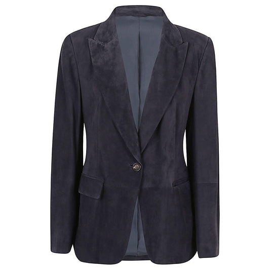 Brunello Cucinelli Jackets Blue Jackets Brunello Cucinelli