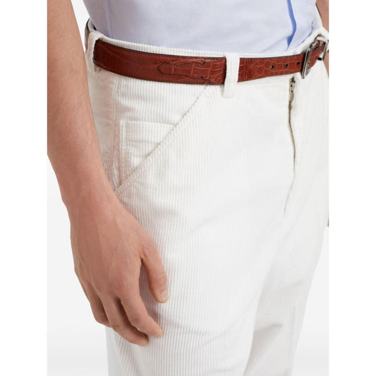 Brunello Cucinelli Trousers White Trousers Brunello Cucinelli