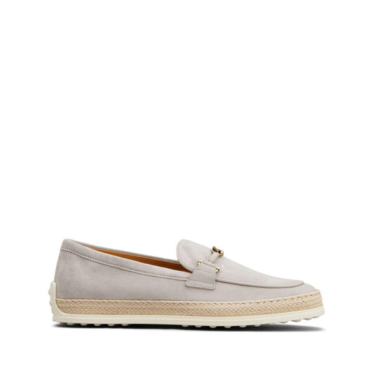 Tod's Flat shoes Light Grey Moccasins Tod'S Gray
