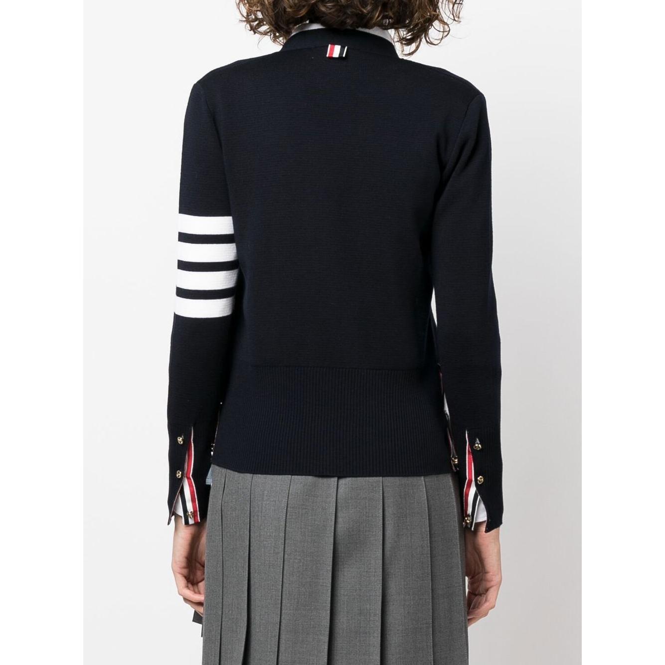 Thom Browne Sweaters Blue Topwear Thom Browne