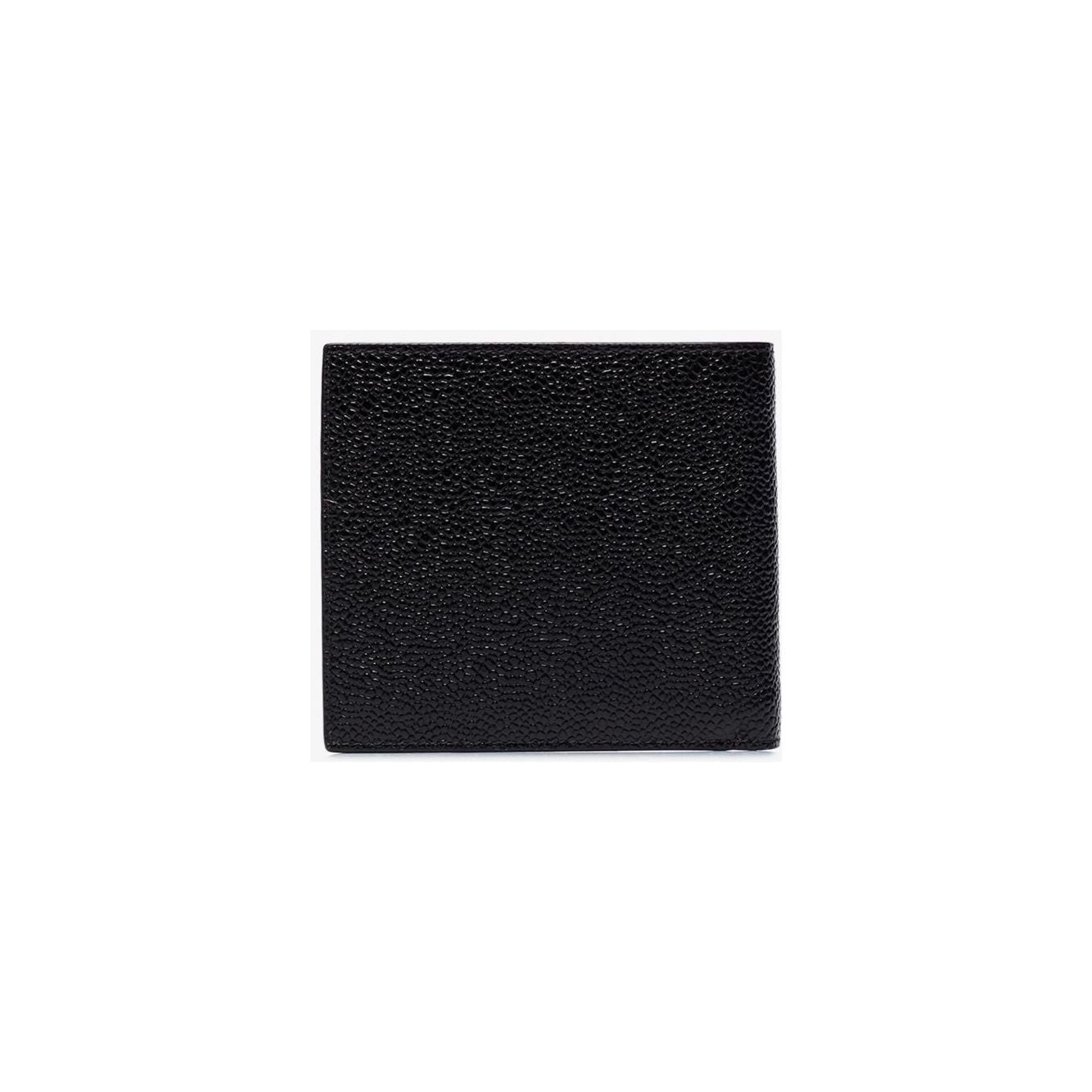 Thom Browne Wallets Black Small Leather Goods Thom Browne