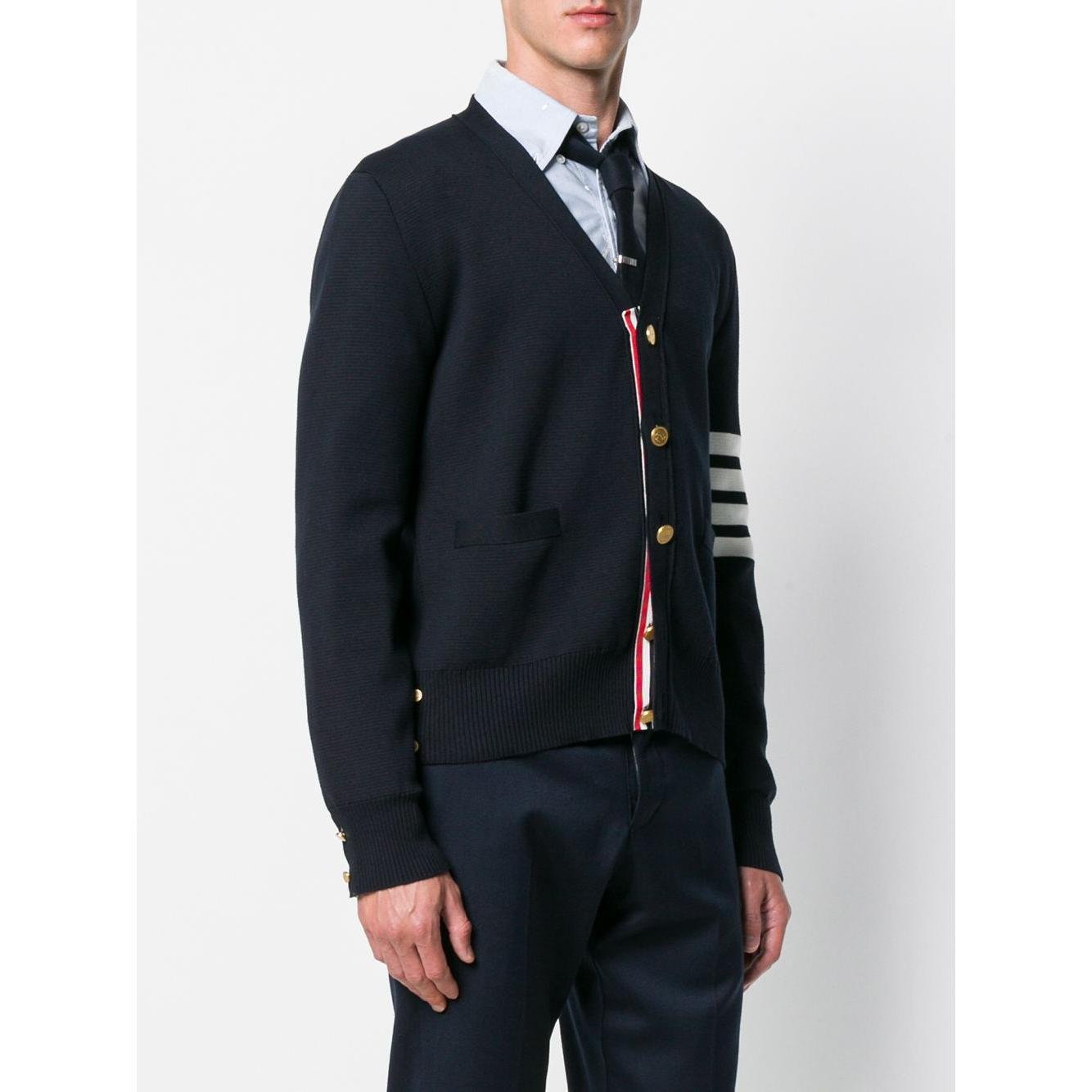 Thom Browne Sweaters Blue Topwear Thom Browne