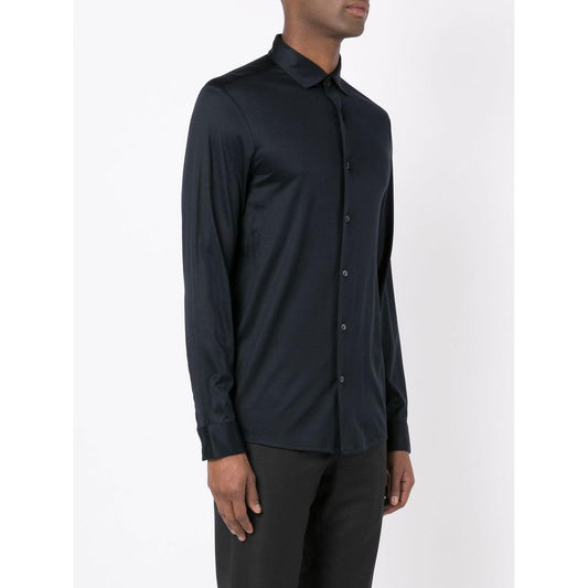 Emporio Armani Shirts Blue Shirts Emporio Armani White Smoke